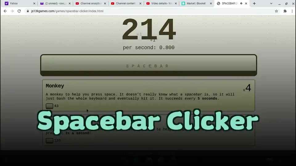 Spacebar Clicker