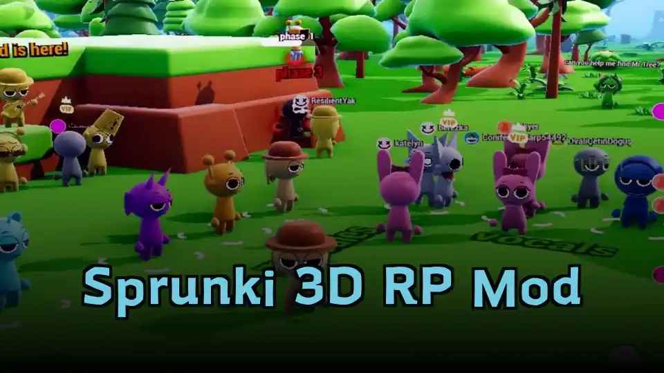 Sprunki 3D RP Mod