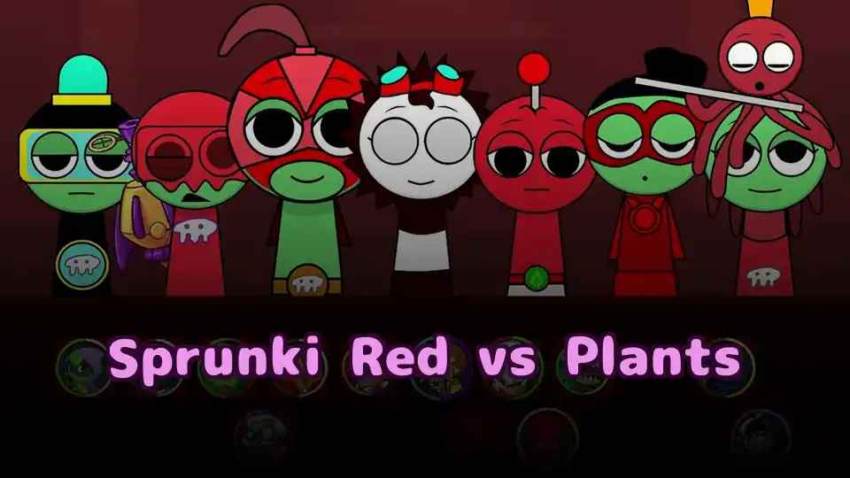 Sprunki Red vs Plants