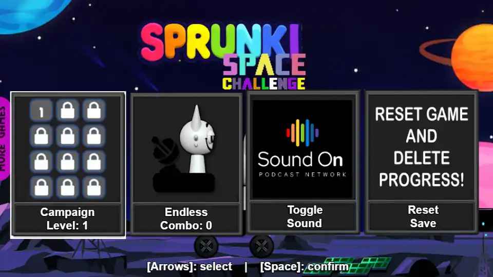 Sprunki Space Challenge