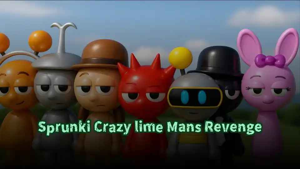 Sprunki Crazy lime Mans Revenge