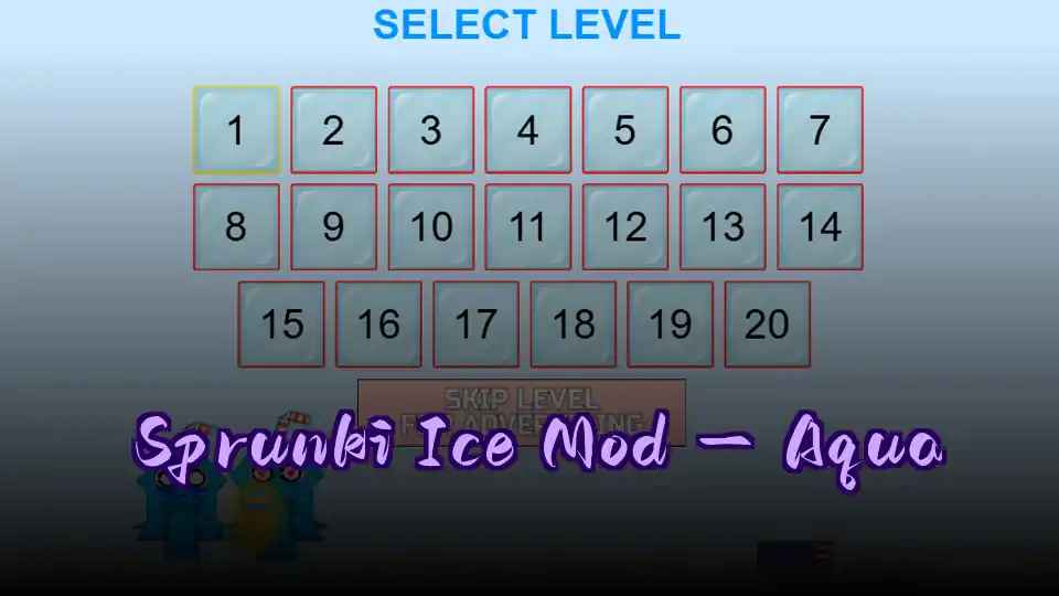 Sprunki Ice Mod - Aqua