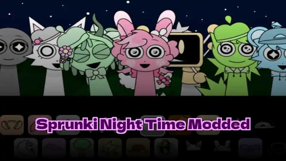 Sprunki Night Time Modded