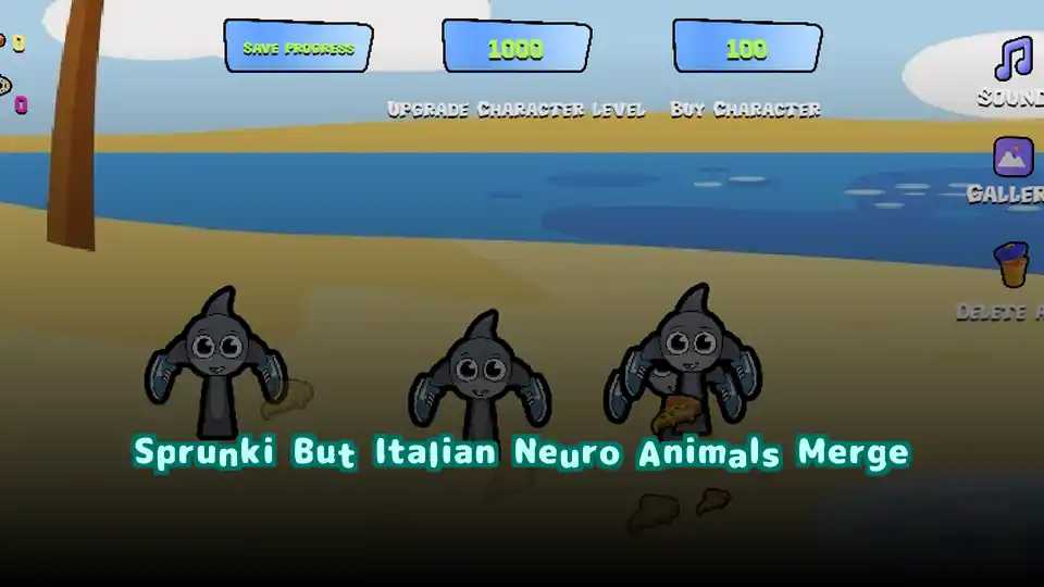 Sprunki But Italian Neuro Animals Merge