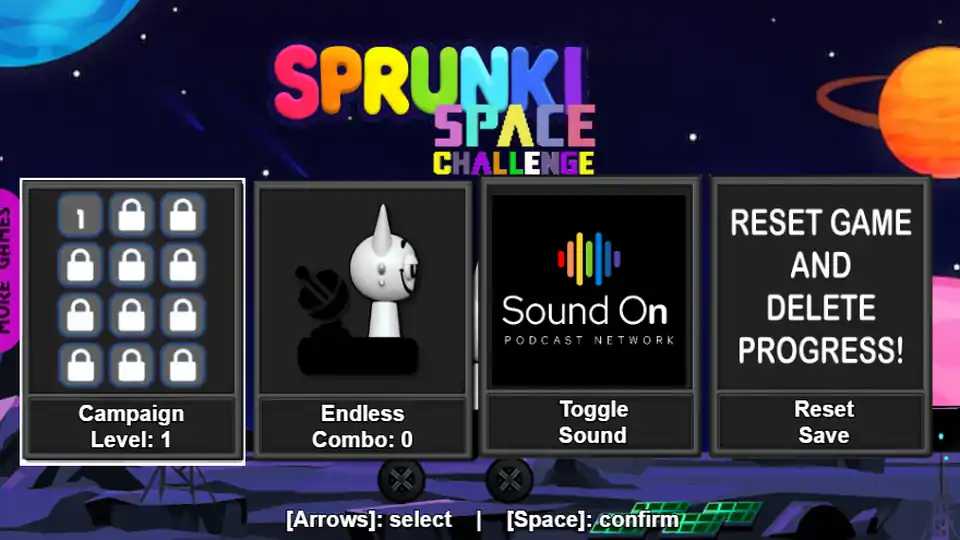 Sprunki Space Challenge