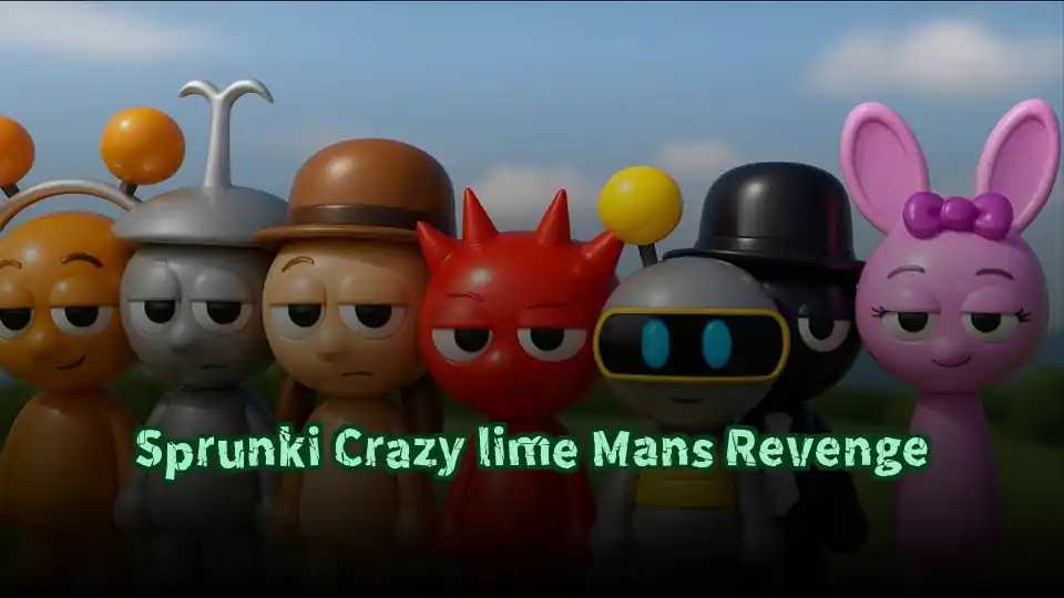 Sprunki Crazy lime Mans Revenge