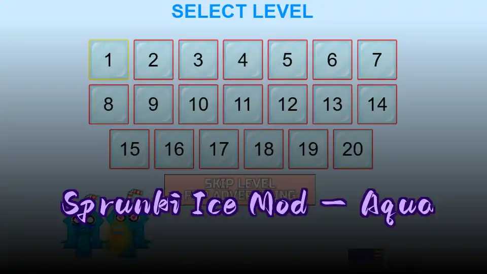 Sprunki Ice Mod - Aqua