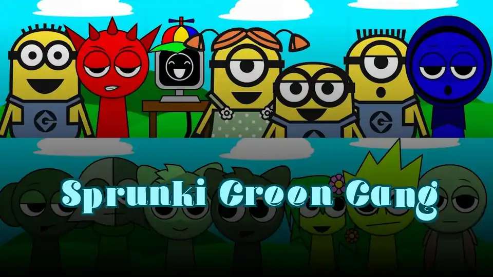 Sprunki Green Gang