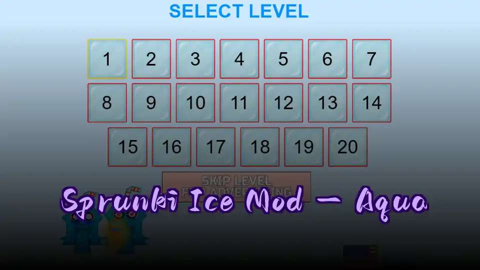 Sprunki Ice Mod - Aqua