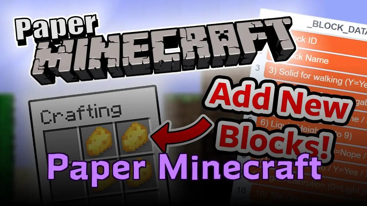 Paper Minecraft