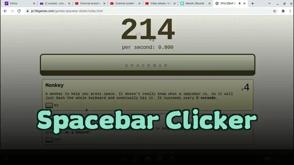 Spacebar Clicker