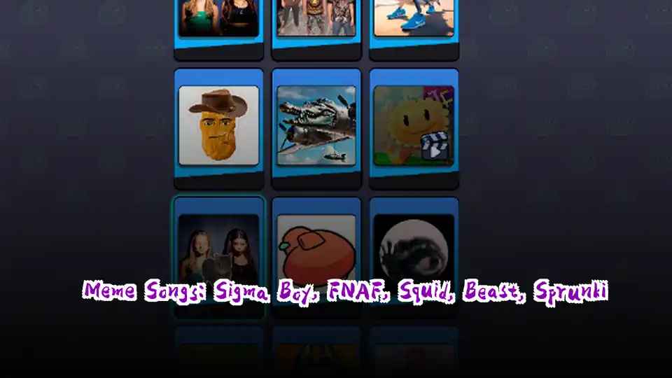 Meme Songs: Sigma Boy, FNAF, Squid, Beast, Sprunki