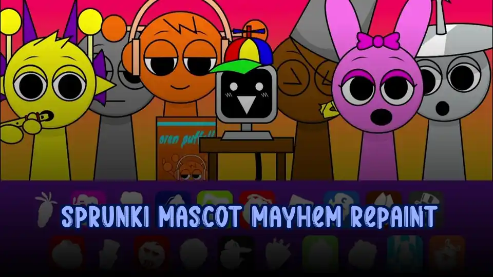 Sprunki Mascot Mayhem Repaint icon